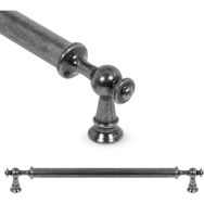 Badem10 Ayvalık Antik Gümüş Metal 224 mm Çekmece Dolap Kapak Kulbu