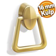Badem10 Badem Çekmece Mutfak Kapak Dolap 16 mm Gold Sert Plastik Kulp
