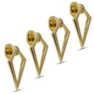 Badem10 Bafra Sarkaç Metal Gold Halka Kulp 4 Adet Dolap Çekmece Kulbu