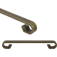 Badem10 Barida Antik Sarı Metal 128 mm Mobilya Dolap Kapak Çekmece Kulpu