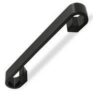 Badem10 Barida Dolap Kapak Çekmece Mat Siyah Metal 128 mm Kulp