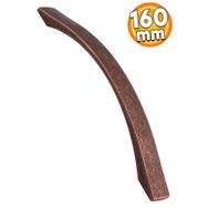 Badem10 Berilay Düz Mobilya Mutfak Dolabı Çekmece Dolap Kapak Antik Bakır 160 mm Metal Kulp
