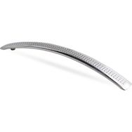 Badem10 Biryalı Çekmece Mutfak Dolap Kapak Kulpu Kulbu 128 mm Krom Metal Kulp