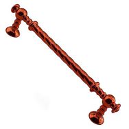 Badem10 Burgu Mobilya Mutfak Dolabı Çekmece Dolap Kapak Rose 128 mm Metal Kulp