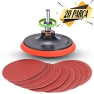 Badem10 Cırt Zımpara 115 mm 20 Parça Seti Matkap Aparatı