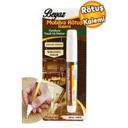 Badem10 Çizik Giderici Çatlak Kapatıcı Beyaz Ahşap Masa Sehpa Dolap Mobilya Rötuş Kalemi