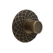 Badem10 Dinar 32 mm Antik Sarı Metal Çekmece Dolap Kapak Kulbu