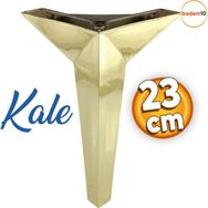 Badem10 Kale Lüks Mobilya Kanepe Sehpa Tv Ünitesi Koltuk 23 cm Altın Gold Baza Ayak