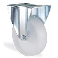 Badem10 Kama Sabit Tablalı 150x40 mm Poliamid Beyaz Burçlu Ağır Yük Tekeri
