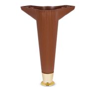 Badem10 Kanepe Koltuk Masa Kahverengi Gold 22 cm Puf Sehpa Baza Ayağı