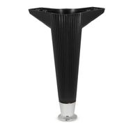 Badem10 Kanepe Koltuk Masa Siyah Krom 22 cm Puf Sehpa Baza Ayağı