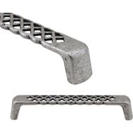Badem10 Karatay Mobilya Antik Gümüş Metal 128 mm Dolap Kapak Çekmece Kulbu
