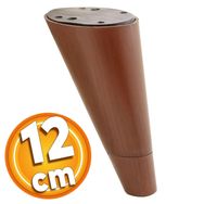Badem10 Konik Lüks 12 cm Kahverengi Oval Baza Mobilya Kanepe Sehpa TV Ünitesi Koltuk Ayağı