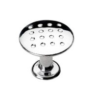 Badem10 Krom Metal Noktalı Düğme Çekmece Dolap Daire Kapak Kulbu