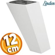 Badem10 Linden Lüks 12 cm Beyaz Köşeli Baza Mobilya Kanepe Sehpa TV Ünitesi Koltuk Ayağı