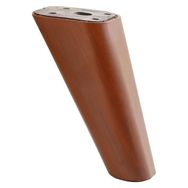 Badem10 Linden Lüks 12 cm Kahverengi Oval Baza Mobilya Kanepe Sehpa TV Ünitesi Koltuk Ayağı