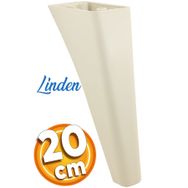 Badem10 Linden Lüks 20 cm Krem Baza Mobilya Kanepe Sehpa TV Ünitesi Koltuk Ayağı