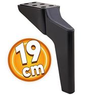 Badem10 Logan Lüks 19 cm Siyah Baza Mobilya Kanepe Sehpa TV Ünitesi Koltuk Ayağı