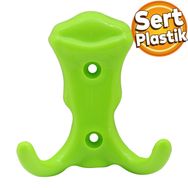 Badem10 Martı Duvar Vestiyer Yeşil Plastik Portmanto Dolap Elbise Askılığı