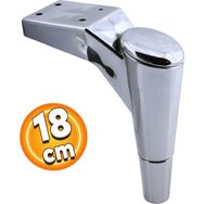 Badem10 Maya Lüks 18 cm Krom Baza Mobilya Kanepe Sehpa TV Ünitesi Koltuk Ayağı