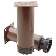Badem10 Mobilya Kanepe Baza Koltuk Destek Ayağı Ayarlanabilir 12 cm Kahverengi Metal Ayak