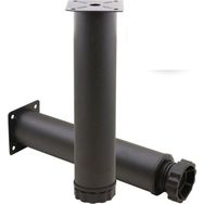 Badem10 Mobilya Kanepe Baza Koltuk Destek Ayağı Ayarlanabilir 25 cm Siyah Metal Ayak