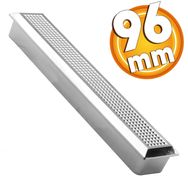 Badem10 Monte Çekmece Dolap Kapak Plastik Krom 96 mm Kulp