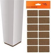 Badem10 Nobel Masa Sandalye Parke Zemin Koruyucu Yapışkanlı Dikdörtgen 35x55 mm 12'li Paket Keçe