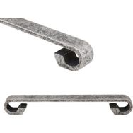 Badem10 Nobel Mobilya Antik Gümüş Metal 160 mm Dolap Kapak Çekmece Kulbu