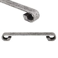 Badem10 Nobel Mobilya Antik Gümüş Metal 160 mm Dolap Kapak Çekmece Kulbu