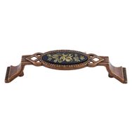 Badem10 Palmira Mutfak Dolabı Çekmece Dolap Kapak Antik Bakır 96 mm Metal Kulp