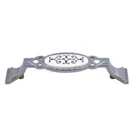 Badem10 Palmira Mutfak Dolabı Çekmece Dolap Kapak Krom Renk 96 mm Metal Kulp