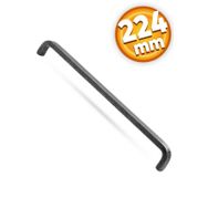 Badem10 Paris Çekmece Dolap Kapak 224 mm Antik Gümüş Metal Kulp