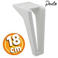Badem10 Penta Lüks 18 cm Beyaz Baza Mobilya Kanepe Sehpa TV Ünitesi Koltuk Ayağı