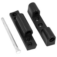 Badem10 Pvc 75 mm Siyah Metal Pimapen Pencere Menteşesi