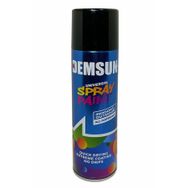 Badem10 RAL9005 200 ml Demsun Akrilik Efektli Parlak Siyah Sprey Boya