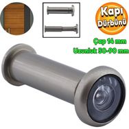 Badem10 Saten 50-90 mm Ayarlanabilir Çap 14 mm Kapı Dürbünü Çelik Kapı