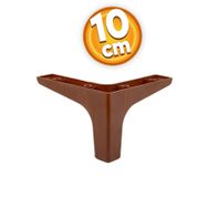 Badem10 Sedef Lüks 10 cm Ahşap Desenli Kahverengi Baza Mobilya Kanepe Sehpa TV Ünitesi Koltuk Ayağı