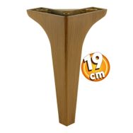 Badem10 Sedef Lüks 19 cm Koyu Kahverengi Baza Mobilya Kanepe Sehpa TV Ünitesi Koltuk Ayağı