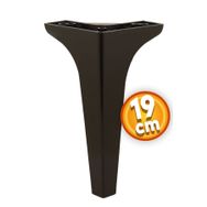 Badem10 Sedef Lüks 19 cm Siyah Baza Mobilya Kanepe Sehpa TV Ünitesi Koltuk Ayağı
