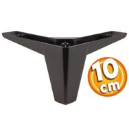 Badem10 Sedir Lüks 10 cm Siyah Baza Mobilya Kanepe Sehpa TV Ünitesi Koltuk Ayağı