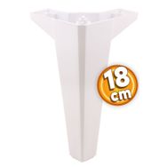 Badem10 Sedir Lüks 18 cm Beyaz Baza Mobilya Kanepe Sehpa TV Ünitesi Koltuk Ayağı
