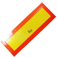Badem10 Tüvtürk Uyumlu E37 Reflektörlü Fosforlu 20x56,5 cm Tır Kamyon Dorse Çekici Arkası Levha