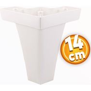 Badem10 Venüs Lüks 14 cm Beyaz Baza Mobilya Kanepe Sehpa TV Ünitesi Koltuk Ayağı