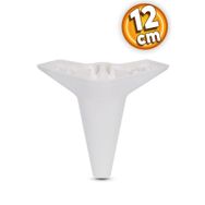 Badem10 Wetra Lüks 12 cm Beyaz Baza Mobilya Kanepe Sehpa TV Ünitesi Koltuk Ayağı