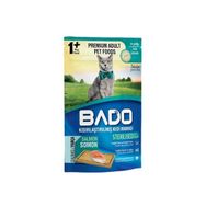 Bado Pouch 85 gr Somonlu Tahılsız Kısırlaştırılmış Yaş Kedi Maması