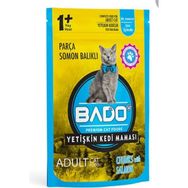 Bado Somon Balıklı 85 gr Yetişkin Yaş Kedi Maması