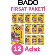 Bado Tavuk Etli Yavru Kedi 12x400 gr Yaş Mama