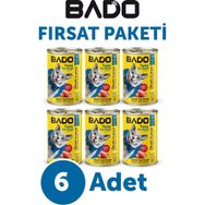 Bado Ton Balıklı Yetişkin 6x400 gr Yaş Kedi Mama