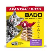 Bado Yetişkin Tavuklu 5x1 kg Kedi Mama